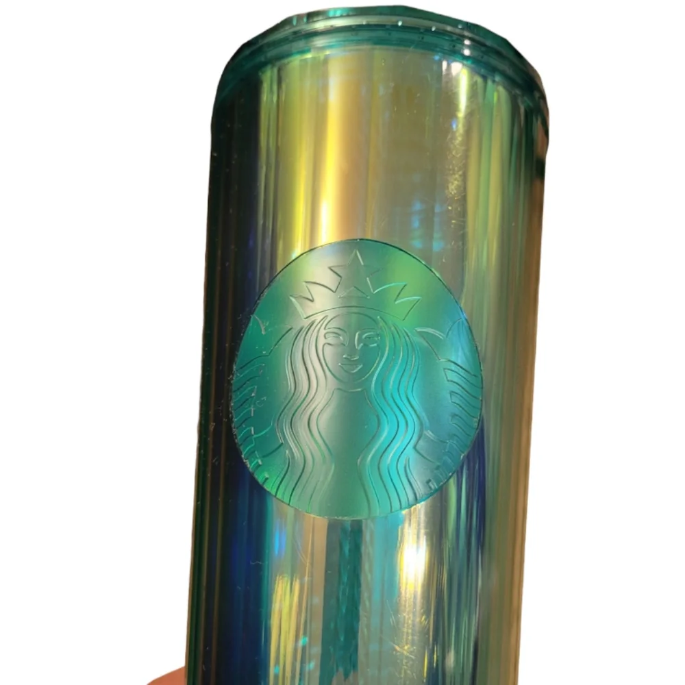 Starbucks Translucent Turquoise Tumbler 24 oz - Picture 2 of 10